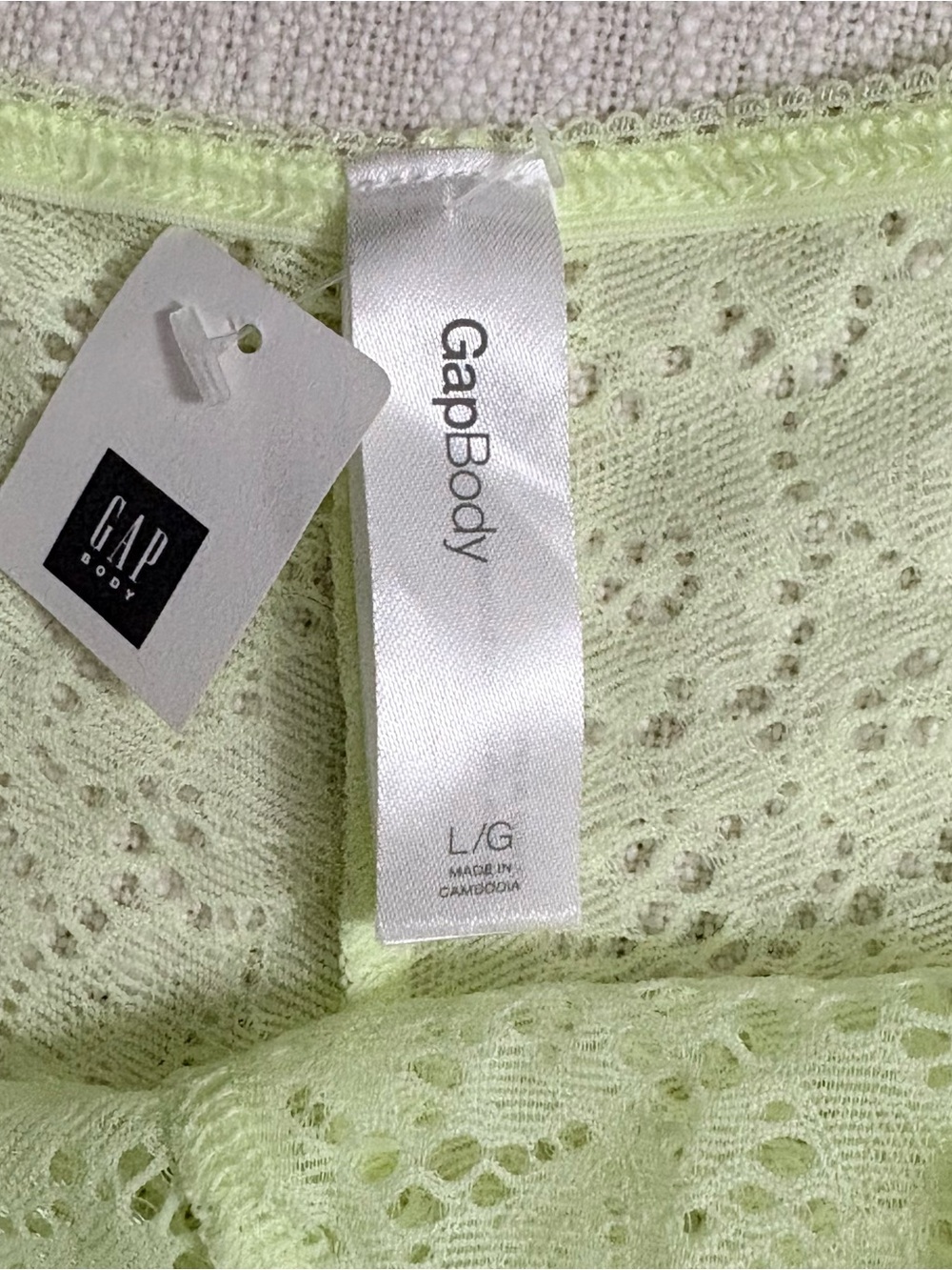 GAP Body Lot of 5 Mixed Lace Panties & Thongs Varied Styles/Colors NWT Size L - Picture 12 of 14